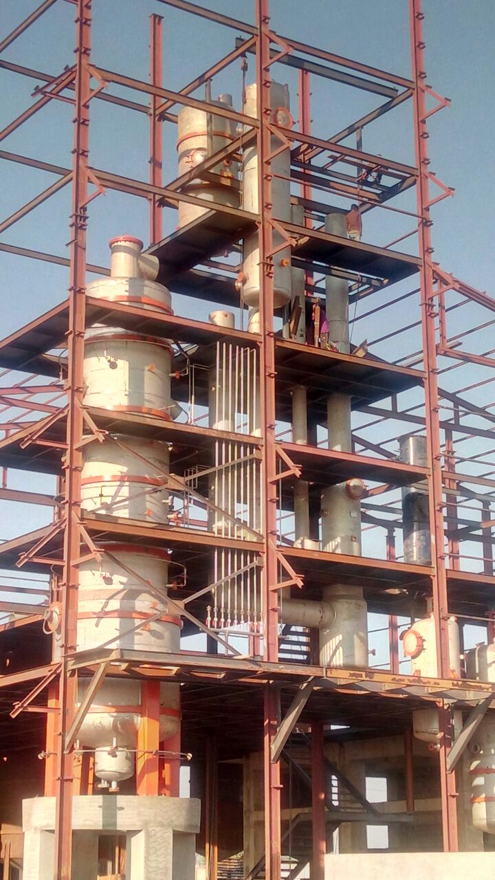 Deodorizer setup plant machine