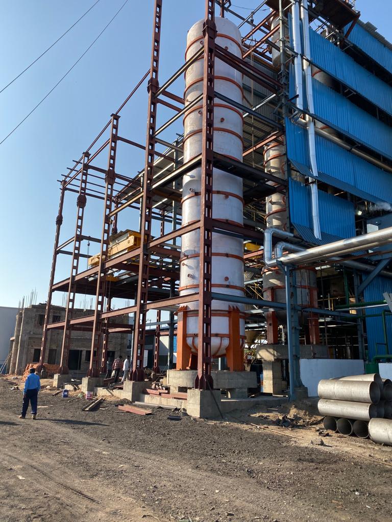 Deodorizer machine plant